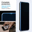 Spigen Glas.TR EZ Fit 2-Pack - Grūdintas stiklas Samsung Galaxy S23, 2 vnt. (skaidrus)