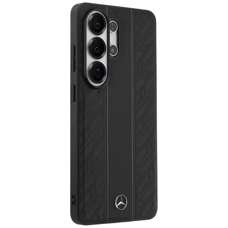 Mercedes Laurel Leaves Vertical Stripes MagSafe dėklas Samsung Galaxy S26 Ultra (juodas)
