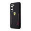 Ferrari Carbon Contrast Edges – dėklas Samsung Galaxy S23+ (juodas)