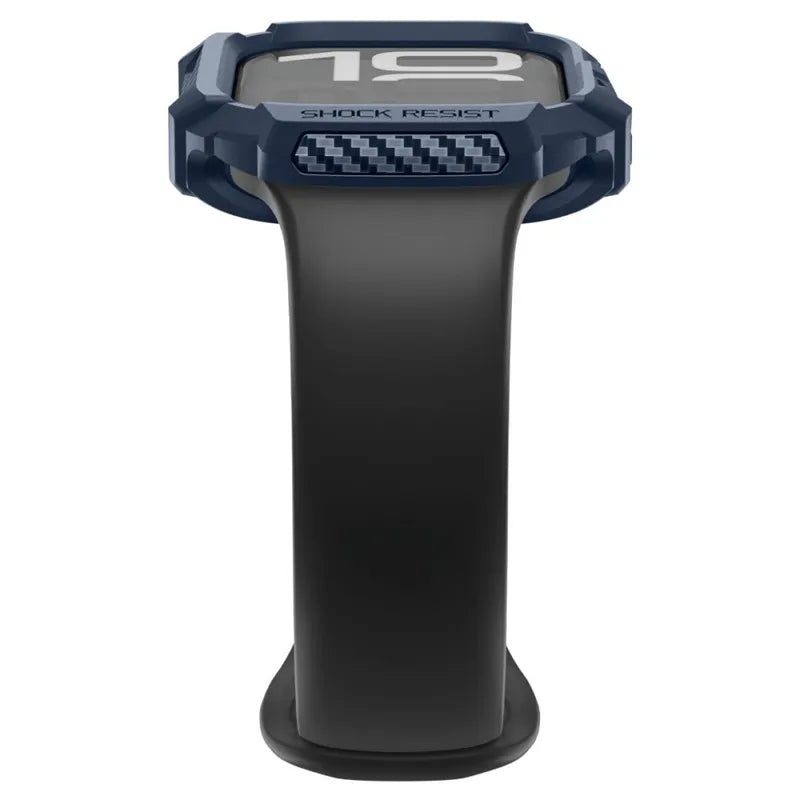 Spigen Rugged Armor V2 – dėklas Apple Watch 10/11 42 mm (tamsiai mėlynas)