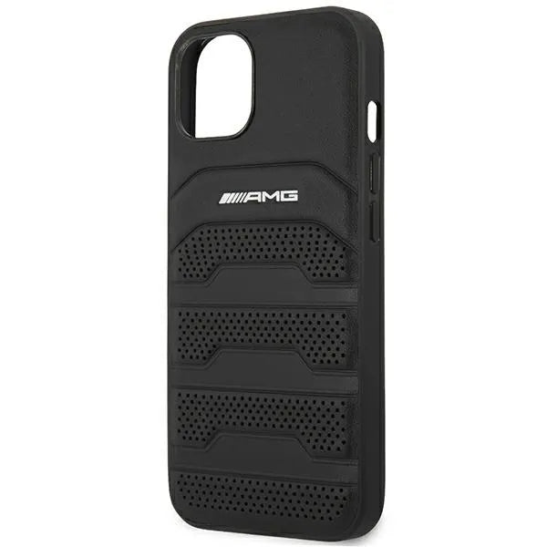 AMG „Debossed Lines“ – dėklas „iPhone 14 Plus“ (juodas)