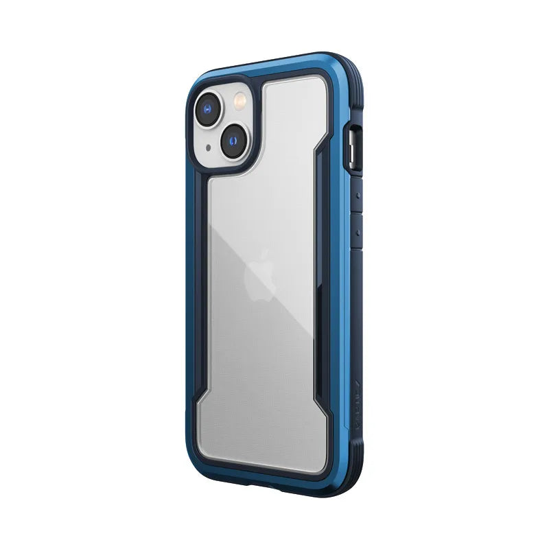 X-Doria Raptic Shield – aliumininis dėklas „iPhone 14“ (išbandytas kritimui iš 3 m aukščio) (jūrinė mėlyna)