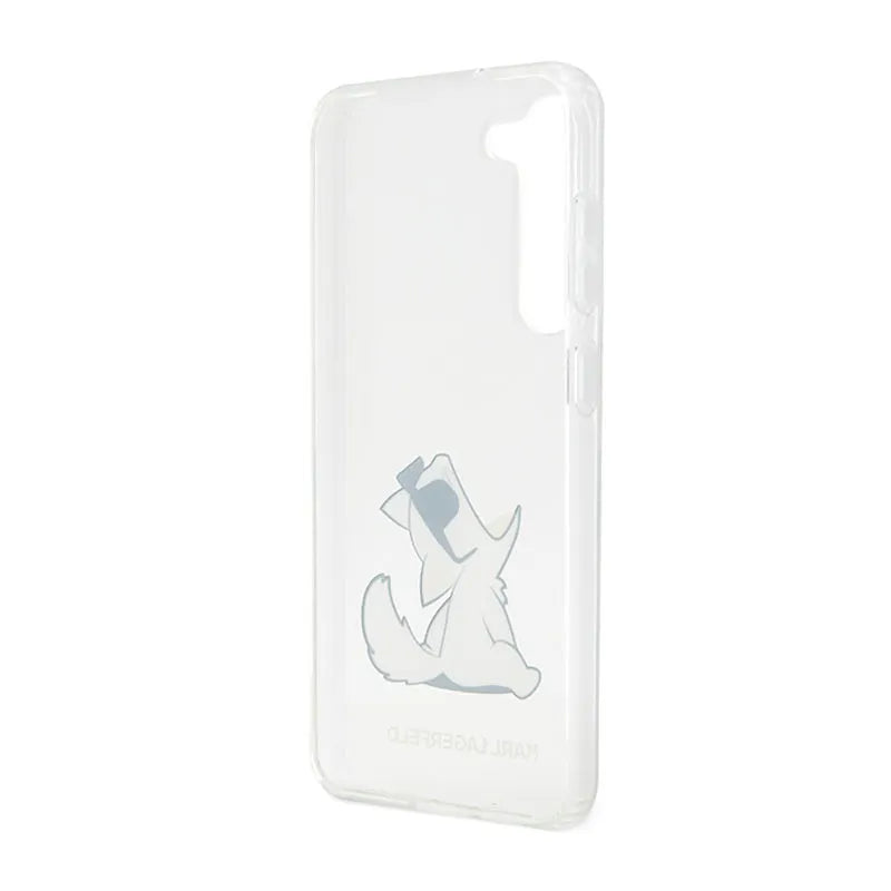 Karl Lagerfeld Choupette Fun – dėklas Samsung Galaxy S23+ (skaidrus)