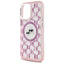 Karl Lagerfeld IML Monogram Karl & Choupette Head MagSafe – Dėklas iPhone 16 Pro (rožinis)