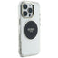 Guess IML Metal Colored Circle Classic Logo MagSafe – dėklas, skirtas iPhone 16 Pro Max (juodas)
