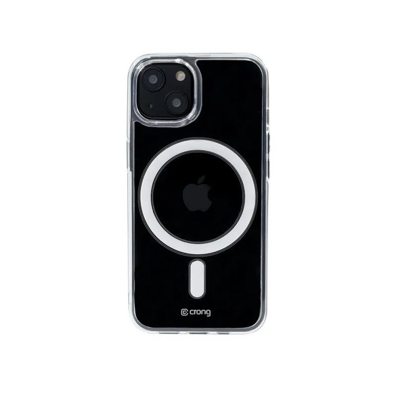 Crong Clear MAG Cover - „MagSafe“ dėklas, skirtas iPhone 13 mini (skaidrus)