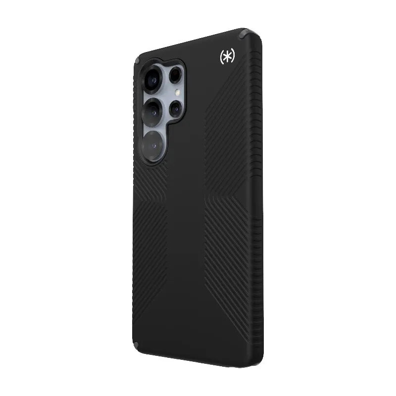 Speck Presidio2 Grip Magnet – dėklas Samsung Galaxy S25 Ultra su MagSafe (juodas/pilkas/baltas)
