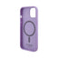 Guess Saffiano MagSafe - Dėklas iPhone 15 telefonui (violetinis)