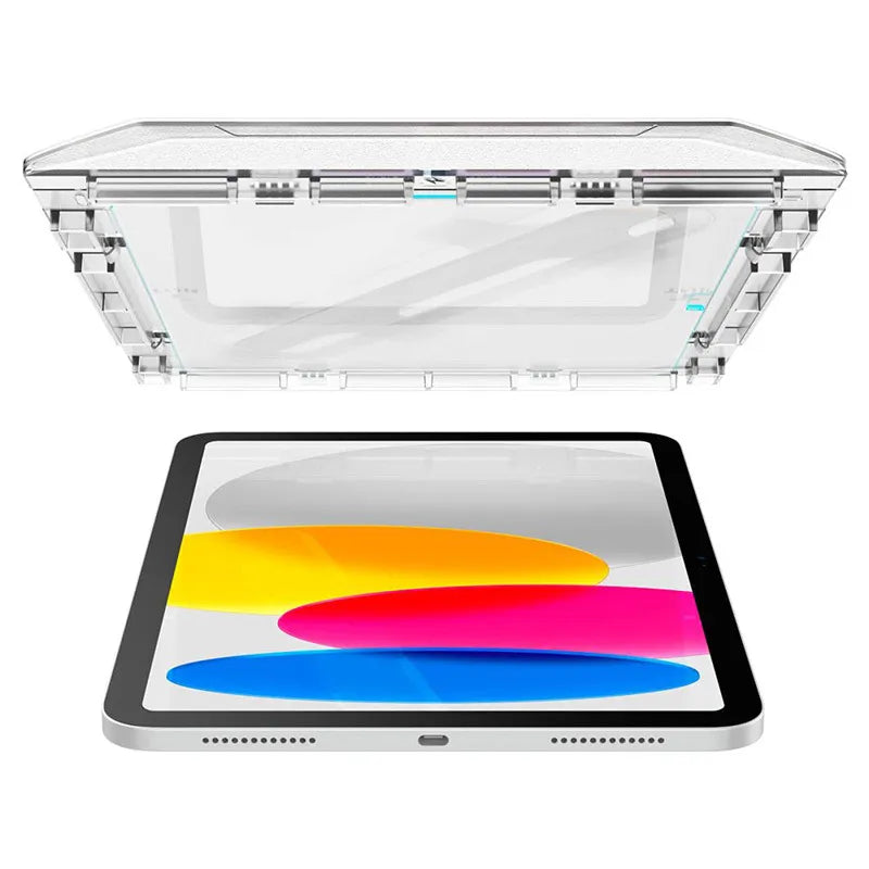Spigen GLAS.TR EZ FIT – grūdintas stiklas Apple iPad 11” (2025) / 10.9" (2022) (skaidrus)