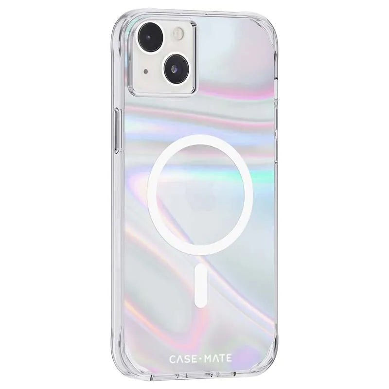 Case-Mate Soap Bubble MagSafe - Dėklas iPhone 14 Plus (vaivorykštinis)