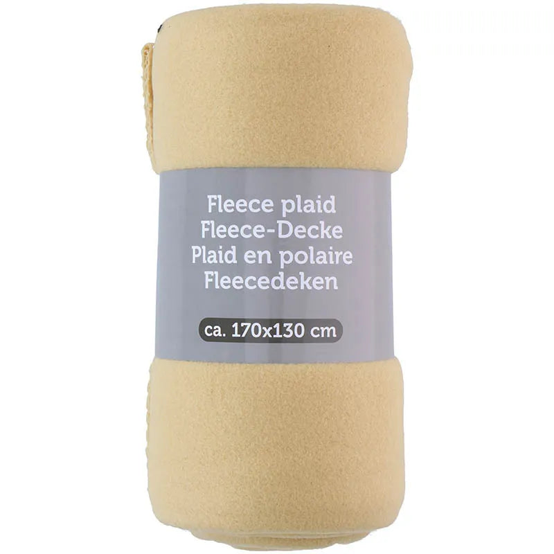 Fleece užklotas 170x130 (geltonas)