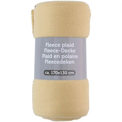 Fleece užklotas 170x130 (geltonas)