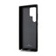 BMW Signature Leather Crossing Lines Pattern – dėklas Samsung Galaxy S24 Ultra (juodas)
