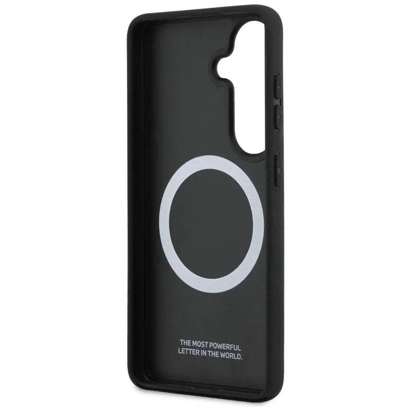 BMW M Kevlar Logo MagSafe – Samsung Galaxy S26 dėklas (juodas)