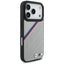 BMW M Tricolor Metal Logo MagSafe – iPhone 17 Pro dėklas (pilkas)