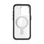 Speck Presidio Perfect-Clear ClickLock & MagSafe – iPhone 15 Pro dėklas (skaidrus / matinis juodas / pilkas)