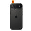 „Spigen Optik Pro L-Series Glas.TR EZ Fit“ 2-Pack – apsauginis stiklas objektyvui „iPhone Air“ (2 vnt.) (juoda / raudona)