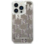 Karl Lagerfeld Monogram Liquid Glitter – dėklas, skirtas iPhone 14 Pro Max (sidabrinis)