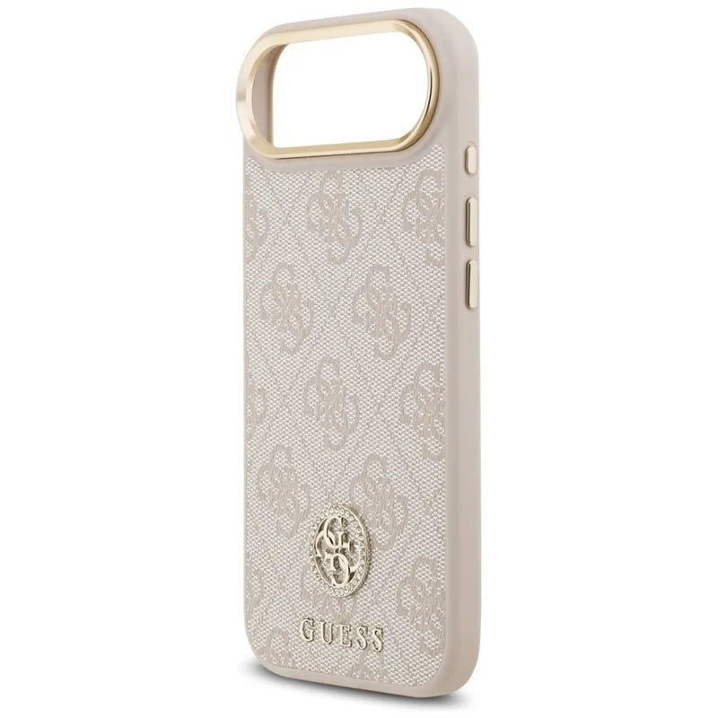 Guess 4G Strass Logo MagSafe – dėklas iPhone Air (rožinis)