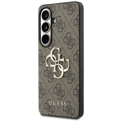 „Guess 4G Big Metal Logo“ – „Samsung Galaxy S26“ dėklas (ruda)
