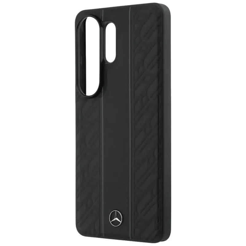 Mercedes Laurel Leaves Vertical Stripes MagSafe dėklas Samsung Galaxy S26 Ultra (juodas)