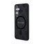 Guess 4G Collection Leather Metal Logo MagSafe – dėklas Samsung Galaxy S24 (juodas)