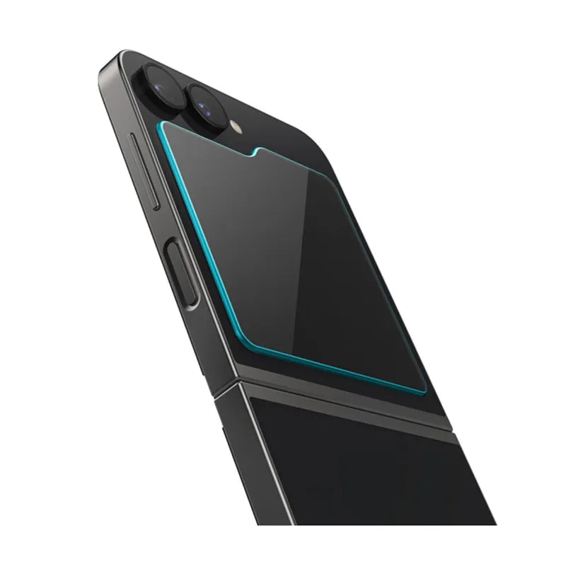Spigen Glas.TR EZ Fit 2 pakuotė - grūdintas stiklas Samsung Galaxy Z Flip 6 / 7 FE telefonams (2 vnt.)