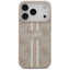 „Guess 4G Printed Stripes MagSafe“ – dėklas „iPhone 17 Pro“ (rožinis)