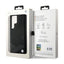 BMW Signature Leather Crossing Lines Pattern – dėklas Samsung Galaxy S24 Ultra (juodas)