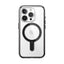 Speck Presidio Perfect-Clear ClickLock & MagSafe – iPhone 15 Pro dėklas (skaidrus / matinis juodas / pilkas)