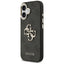 Guess 4G Big 4G Classic Logo – dėklas iPhone 17 (juodas / auksinis)