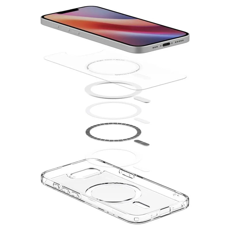 Spigen Ultra Hybrid Mag MagSafe – dėklas iPhone 17e / 16e (Baltas)