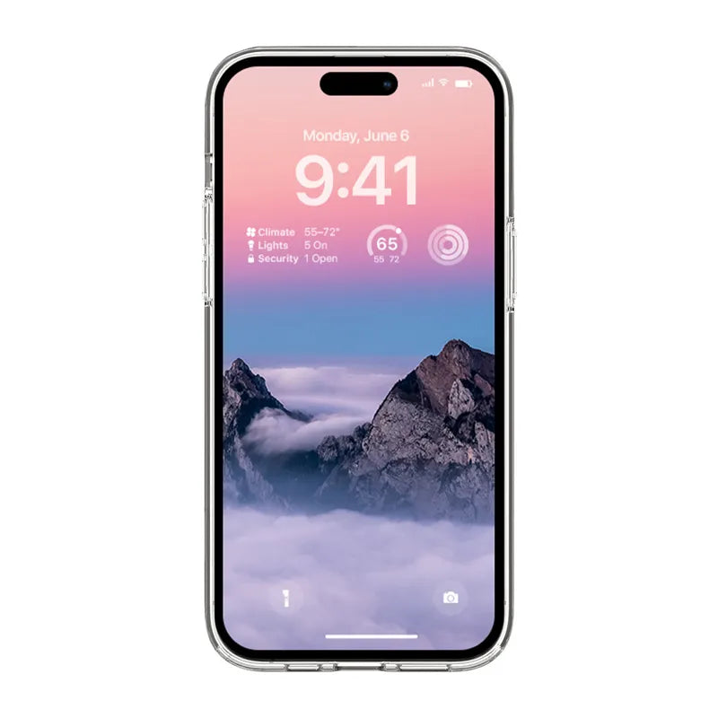 Crong Clear MAG Cover - iPhone 14 Pro Max MagSafe dėklas (skaidrus)