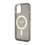 Guess Glitter Gold MagSafe – dėklas iPhone 14 Plus (juodas)