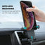 Crong Gravity Auto-Lock automobilinis laikiklis – gravitacinis laikiklis 4,7”-6,5” telefonams (juodas)
