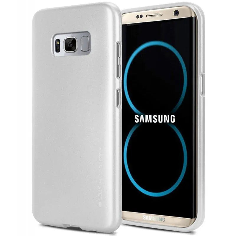 Mercury I-Jelly – dėklas Samsung Galaxy S8 telefonui (sidabrinis)