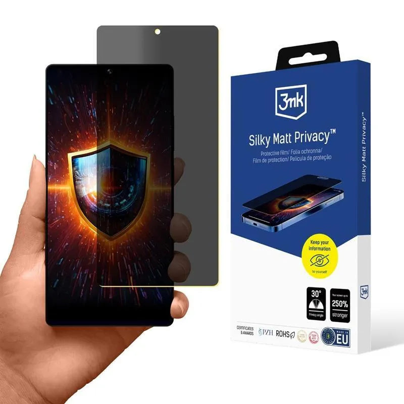 3mk Silky Matt Privacy – matinė privatumo apsaugos plėvelė, skirta Samsung Galaxy S25 Ultra