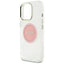 Guess IML Metal Colored Circle Classic Logo MagSafe - Dėklas iPhone 16 Pro Max (rožinis)