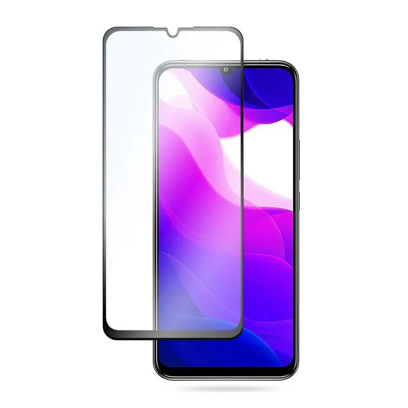 „Crong 7D Nano“ lankstus stiklas – 9H hibridinis stiklas visam „Xiaomi Mi 10 Lite“ ekranui