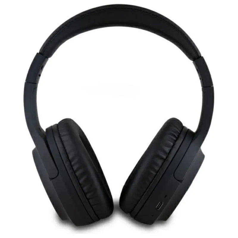 DKNY Arch Logo – belaidės ant ausų dedamos „Bluetooth V5.3“ ausinės (juodos)