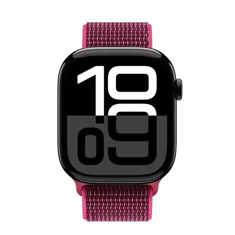 Crong Nylon – Sportinė apyrankė skirta Apple Watch 38/40/41/42 mm (Magenta Fusion)