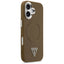 Guess Triangle Logo MagSafe - Dėklas iPhone 17 (Rudas)