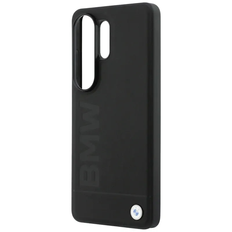 BMW Leather Hot Stamp MagSafe – dėklas Samsung Galaxy S26 Ultra (juodas)
