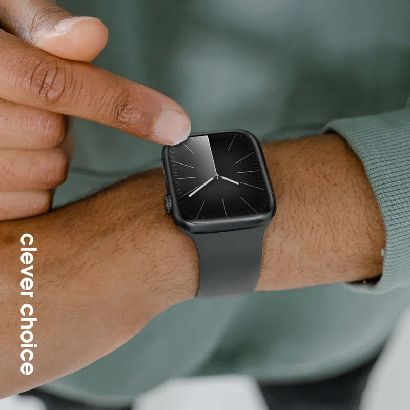Crong Liquid – Apple Watch dirželis 44/45/46/49 mm (grafitinis)