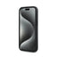 Karl Lagerfeld Diagonal Quilted Script - dėklas iPhone 15 / 14 / 13 (juodas)