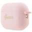Guess Silicone Heart Charm – Dėklas Apple AirPods Pro 2 (Rožinis)