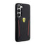 Ferrari Carbon Contrast Edges – dėklas Samsung Galaxy S23+ (juodas)