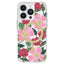 Rifle Paper Clear MagSafe - auksu dekoruotas dėklas, skirtas iPhone 14 Pro (Rose Garden)