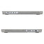 Spigen Urban Fit – dėklas MacBook Pro 16" (M5/M4/M3/M2/M1/2026-2021) (Heather Grey)