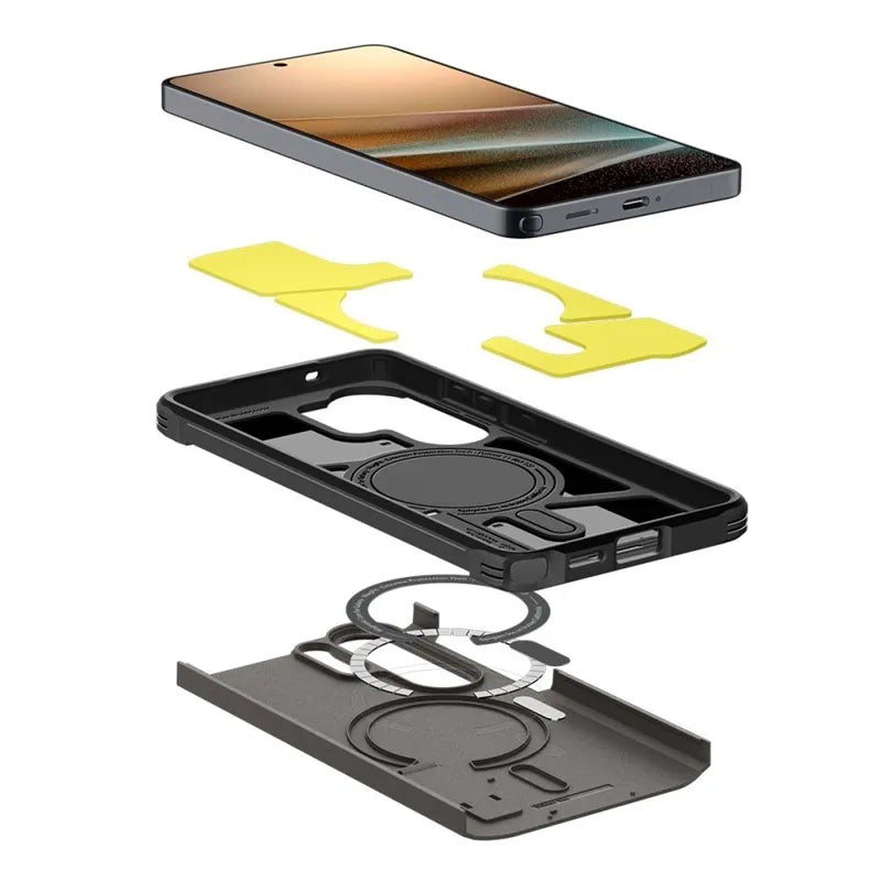 Spigen Tough Armor MagSafe – dėklas Samsung Galaxy S26 Ultra (Gunmetal)